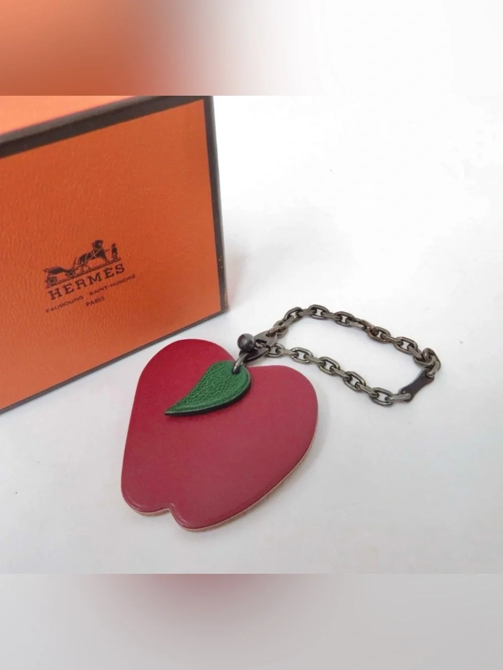 Hermes Apple Keyholder Fruit Bag Charm